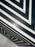 Art Deco Style Sculptural Resin Black and White Side or End Table, a Pair