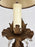 French Regency Style Bronze Wall Sconces with Crystal Drops and Shades, a Pair