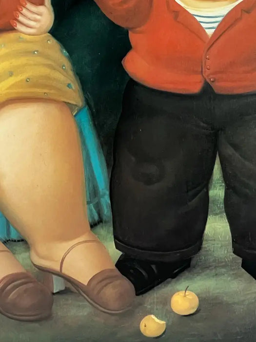Fernando Botero Una Famiglia 1991 Original Poster 1989