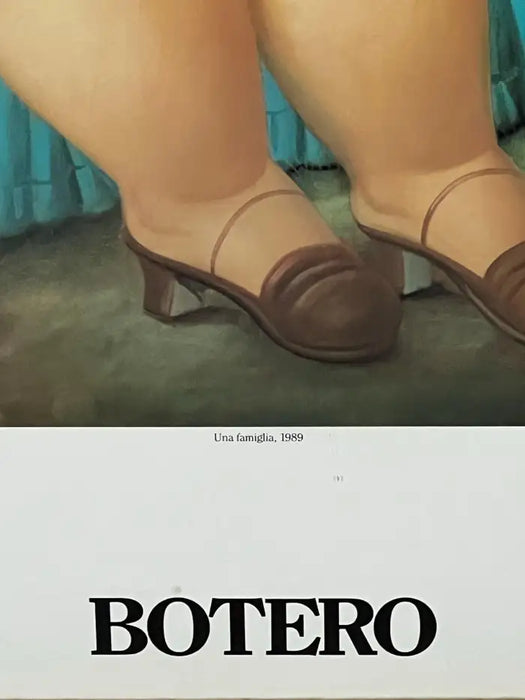 Fernando Botero Una Famiglia 1991 Original Poster 1989