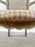 French Provincial Louis XV Style Cane Back with Plaid Upholstery Chair, a Pair