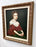 Classical Portrait of a Young Woman Oil on Canvas Painting , Signed & Framed