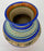 Mexican Handmade Pottery Multicolor Three-Legged Vase