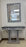 Art Deco Style Black & White Resin in Diamond design Mirror & Console, Set of 2