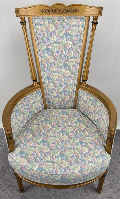 19th Century French Louis XVI Style Wingback Chair