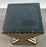 Art Deco Style Sculptural White & walnut Resin Side or End Table, a Pair
