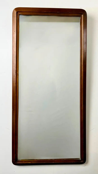 Mid-Century Modern American of Martinsville Walnut Wall Mirror, a Pair