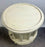 French Louis XV Provincial Style Distressed Off-white Serving Table w Tray
