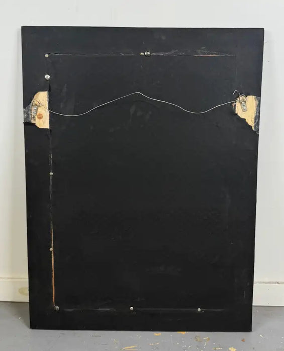 Art Deco Style Black & White Resin Diamond Design Wall, Table or Mantel Mirror