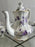 Hammersley “Victorian Violets” English Bone China Tea Set w Gold Trim, 15 pcs