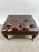 Chesterfield English Style Tufted Leather Library Chair & Ottoman by Hickory