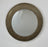 Brutalist Style Round bronze Studded Mirror, Compatible pair