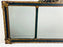 French Rococo Revival w Art Deco Flair Gilt & Ebony Three-Panel Mantel Mirror