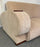 French Art Deco Sofa or Settee with Beige Velvet Upholstery & Rosewood Armrests