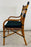 Mid Century Boho Chic Faux Bamboo Rattan Chair
