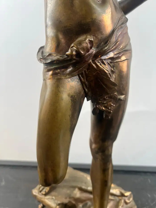 Jean-Baptiste Germain "Le Torrent" Bronze Sculpture for Tiffany &Co, Signed 1890