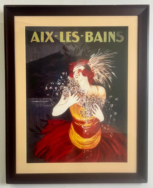 Leonetto Cappiello “Aix-Les-Bains” Poster Print, Framed 1921
