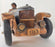 Antique 1913 Model Touring Car and Driver Wooden Hand Painted Sculpture