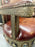 Portuguese Colonial Style Leather & Filigree Design Throne Chair