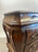Karges Louis XVI Style Bombe Burl Walnut Three-Drawer Commode or Chest, 1980's