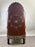 Portuguese Colonial Style Leather & Filigree Design Throne Chair
