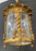 Spanish Neoclassical Revival Style Figural Gilt Iron Lantern or Pendant