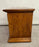 Drexel Heritage Campaign Style Pecan Wood Nightstand or End Table, a Pair