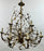 Maison Bagues Style French Foliate Design Chandelier in Bronzed Metal - 12 Arms