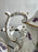 Hammersley “Victorian Violets” English Bone China Tea Set w Gold Trim, 15 pcs