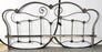 Antique Victorian Style Wrought Iron & Brass King Size Bed Frame