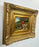 English Sporting Style Oil Painting, Huntsman & Hounds, Ornate Gilt Frame 1980's