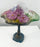 Pairpoint Puffy Style Hand-Painted Floral Table Lamp with Bronze-Finish Base