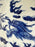 Chinese Qing Dynasty Style Blue & White Dragon Motif Porcelain Planter