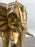 Large Sculptural Elephant Table Base in Carved resin w Antique Gilt Finish