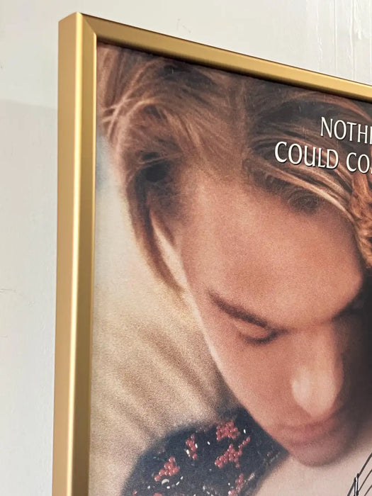 Titanic 1997 Original Movie Poster, Leonardo DiCaprio Kate Winslet, Framed 1997