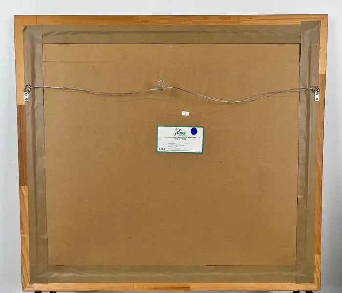 Thomas Mcknight Yellow Music Room Lithograph , Framed 1980's