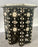 Moroccan Black & White Bone with Filigree Inlay Octagonal End Table, a Pair