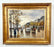 Impressionist Paris Street Scene Oil Painting, Signed, in Ornate Gilt Frame 1970's