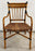 Mid Century Boho Chic Faux Bamboo Rattan Chair