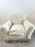 Vintage Ralph Lauren Leather Club Chair, Hand-Painted Arrowhead & Fringe, 1980's