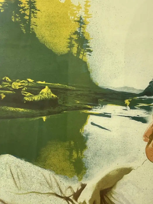 Sandu Liberaman "Tender Love" Lithograph Hand Signed , Numbered and Framed 1960's