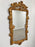 Antique Art Nouveau Giltwood Wall Mirror with Hand Carved Botanical Leaf Frame