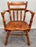Mid-Century Americana Maple Wood Carved Chair, Armchair