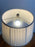 Oriental Chinese Ming Dynasty Style Blue & White Table Lamp w Org Shades, A pair
