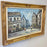 Impressionistic Oil on Canvas Painting of European Street Scene by L.I. Bernard