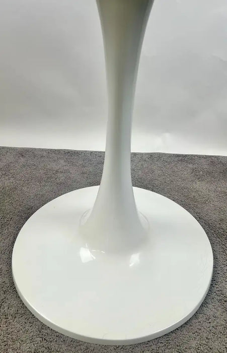 Eero Saarinen MCM Style Tulip Dining or Center Table with Epoxy Resin Design Top