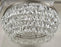 Hollywood Regency Style Circular Cascade Design Crystal Chandelier