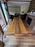 Monumental 10-Foot Arts & Crafts Sculptural Solid Walnut Trestle Dining Table