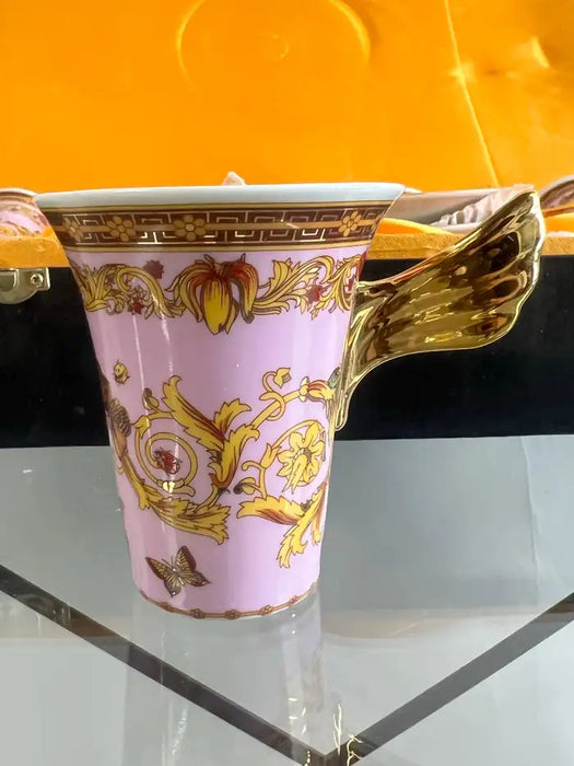 Le Jardin de Versace Rutherford Butterfly Lady Bug Garden Coffee Set, 12Pcs
