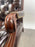 Chesterfield English Style Tufted Leather Library Chair & Ottoman by Hickory